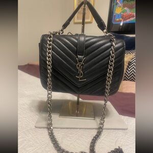 Black Quilted Leather Bag